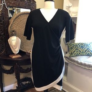 Almost Famous - NWOT- 3X Black & White Dress